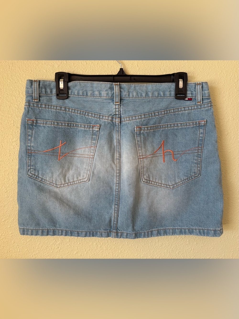 Vintage Tommy Hilfiger Blue Jean/Denim Mini Skirt Size: 11 - Picture 2 of 7